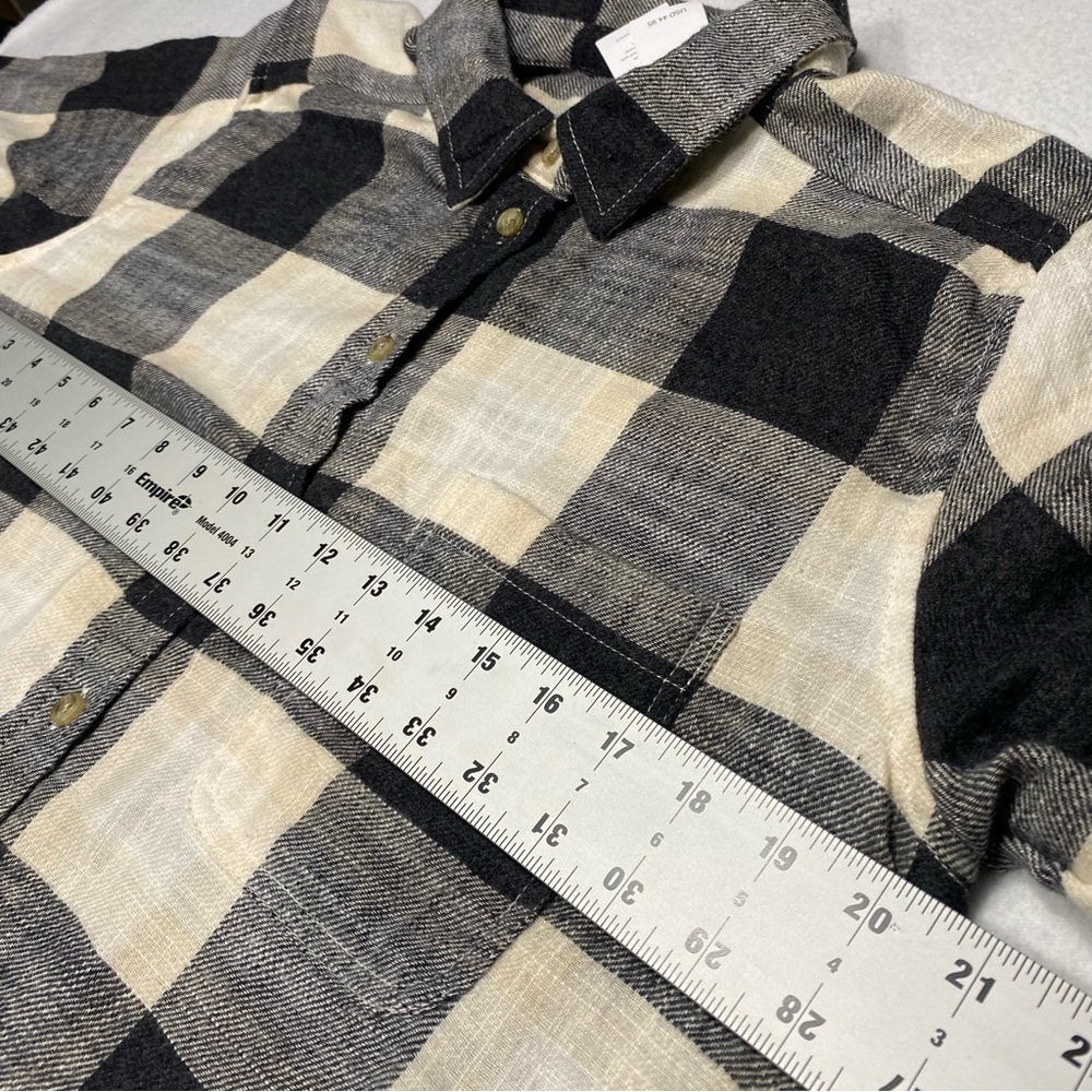 NWT American Eagle Boyfriend Fit Amazingly Soft  Flannel Shirt Size S #1358 - Picture 11 of 12